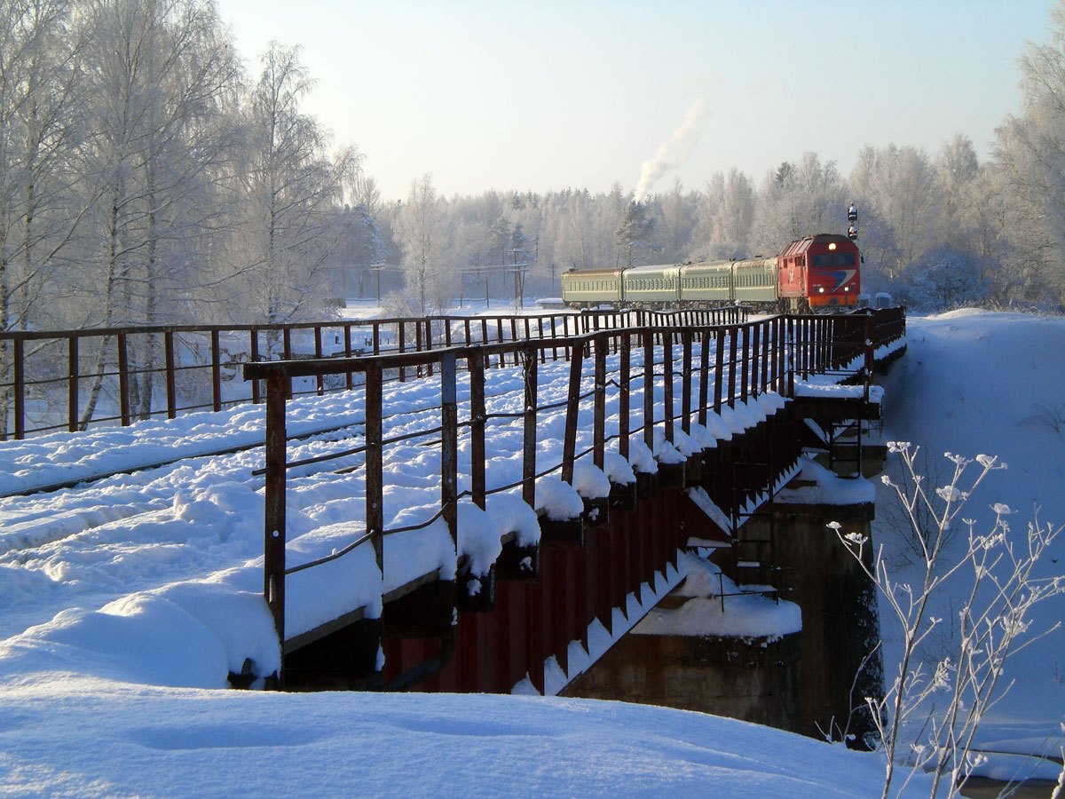 Сланцевский ЖД мост